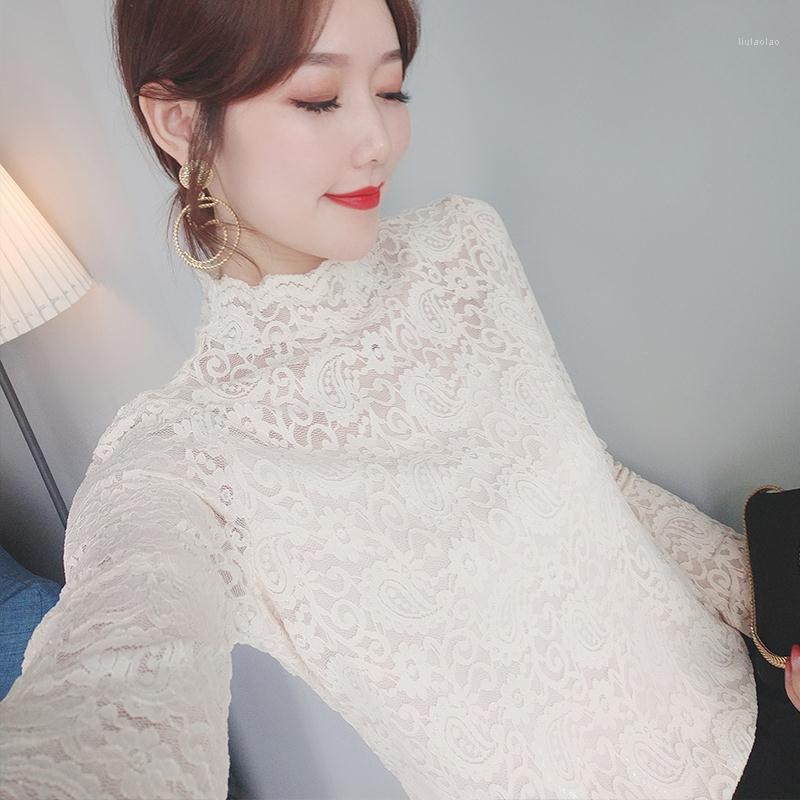Hollow Out Women Spring Autumn Style Lace Blouses Shirts Lady Casual Long Sleeve Turtleneck Blusas Tops DF3129 Women, Black
Hollow Out Women Spring Autumn Style Lace Blouses Shirts Lady Casual Long Sleeve Turtleneck Blusas Tops DF3129 Women, Black