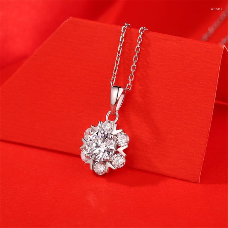 Other Snowflake D Color Moissanite Pendant Necklace 925 Silver 1 Perfect Cut White Chain Diamond JewelryOther
Other Snowflake D Color Moissanite Pendant Necklace 925 Silver 1 Perfect Cut White Chain Diamond JewelryOther