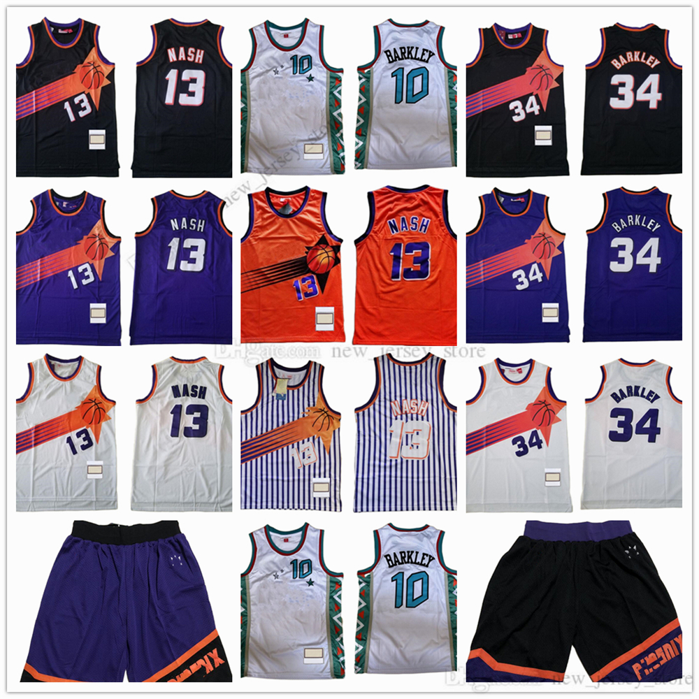 Mitchell and Ness Basketball Steve 13 Nash 1996-97 Orange Purple White Black Stripe Jerseys Retro Stitched Charles 34 Barkley Vintage 1992-93 Mans Jersey Shorts, As picture (with team logo)
Mitchell and Ness Basketball Steve 13 Nash 1996-97 Orange Purple White Black Stripe Jerseys Retro Stitched Charles 34 Barkley Vintage 1992-93 Mans Jersey Shorts, As picture (with team logo)