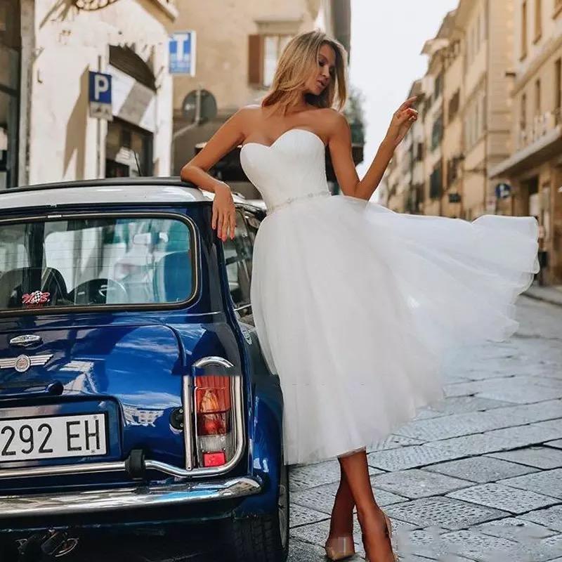 Other Wedding Dresses Short Dress Simple 2022 Robe De Mariee Custom Made For Women Tea Length Bead Sash A Line Bridal Gown Vestido Novi, Ivory
Other Wedding Dresses Short Dress Simple 2022 Robe De Mariee Custom Made For Women Tea Length Bead Sash A Line Bridal Gown Vestido Novi, Ivory