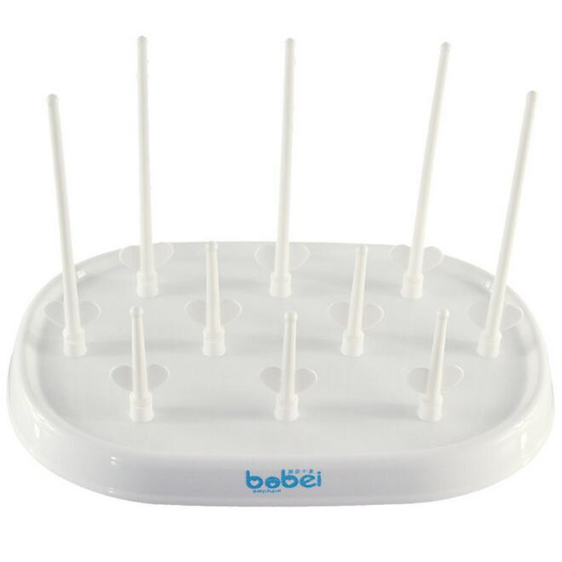 Bobei Elephant Baby Bottle Drying Rack Kids Bottles Cleaning Dryer Drainer Storage Rack Glass Countertop Drying Rack for Bottles 220512