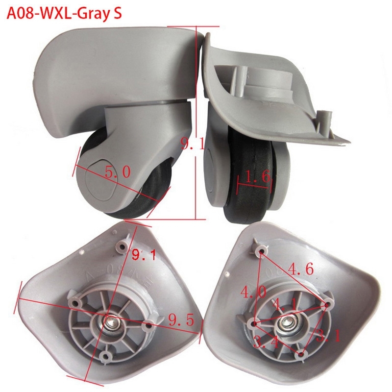 BDTHOOO Replacement Luggage Wheels for suitcases Repair Hand Spinner Caster Wheels Parts Trolley Replacement Rubber A08WXL 210302