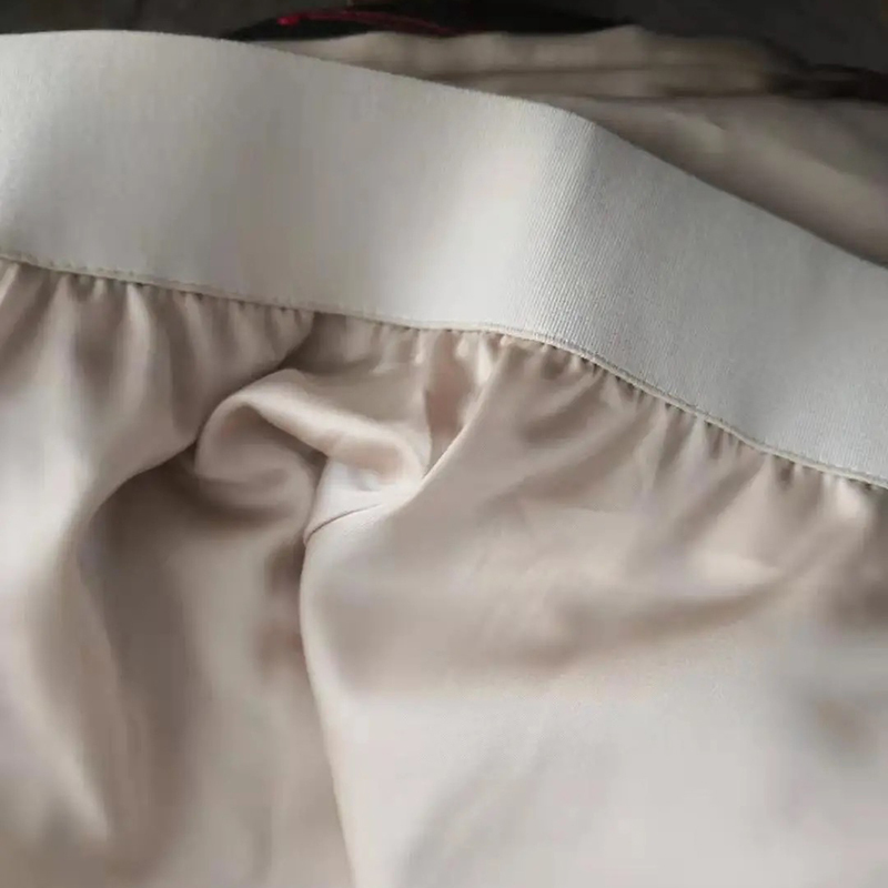 Women Summer satin wide leg pants casual large size loose high waist solid Trousers female Korean elegant straight 220325