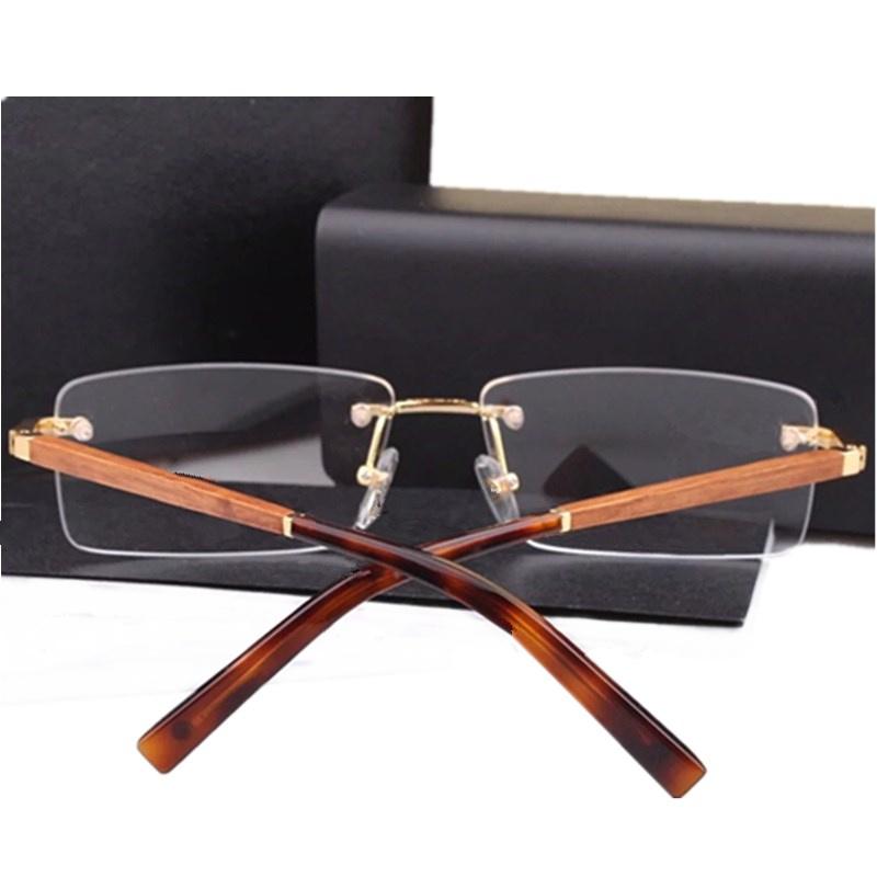 Fashion Sunglasses Frames Luxury Desi Wooden Leg Rimless Glasses Frame For Men 56-17-140 Lightweigh Titanium Rectangular Eyewear Prescriptio
Fashion Sunglasses Frames Luxury Desi Wooden Leg Rimless Glasses Frame For Men 56-17-140 Lightweigh Titanium Rectangular Eyewear Prescriptio
