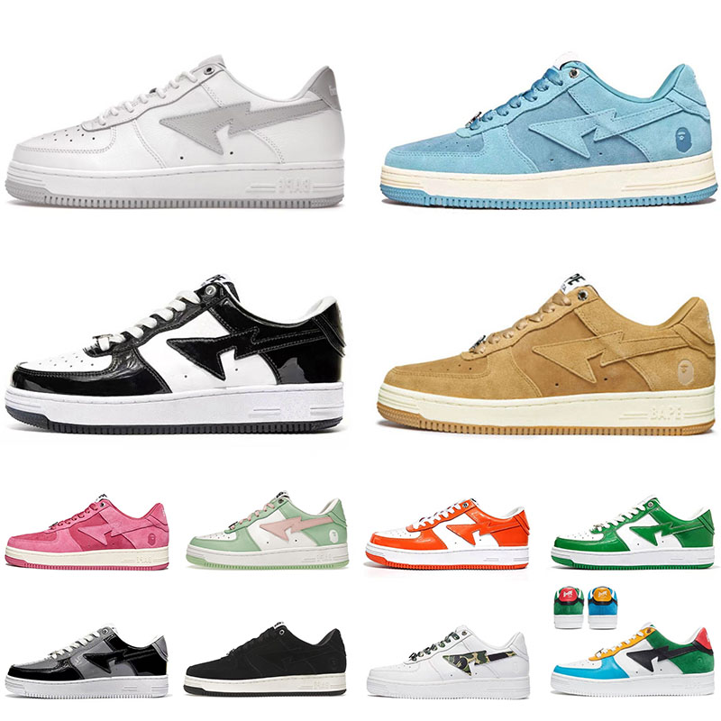 Bapestas Baped Sta Mens Womens Designer Casual Shoes Pastel Pink Beige Suede Black Blue Color Camo Combo Red JJJJound Green Tokyo Trainers Sports Sneakers, 36-45 orange
Bapestas Baped Sta Mens Womens Designer Casual Shoes Pastel Pink Beige Suede Black Blue Color Camo Combo Red JJJJound Green Tokyo Trainers Sports Sneakers, 36-45 orange