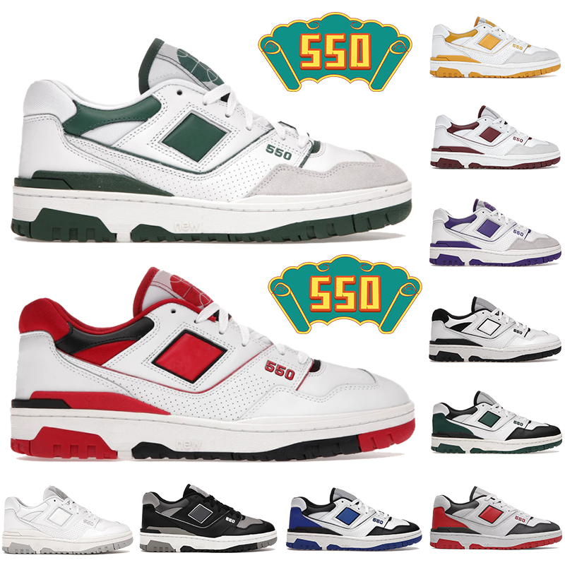 550 running shoes men women designer Sneakers white black green UNC grey shadow Sea salt burgundy navy blue Varsity Gold red purple top quality mens trainers US 4-11, Shoe box
550 running shoes men women designer Sneakers white black green UNC grey shadow Sea salt burgundy navy blue Varsity Gold red purple top quality mens trainers US 4-11, Shoe box
