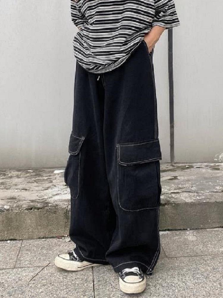 Men's Pants Emo Men Black Streetwear Harajuku Hip Hop Oversized Techwear Oversize Cargo Women Wide Leg Trousers For Female Alt ClothesMen's
Men's Pants Emo Men Black Streetwear Harajuku Hip Hop Oversized Techwear Oversize Cargo Women Wide Leg Trousers For Female Alt ClothesMen's