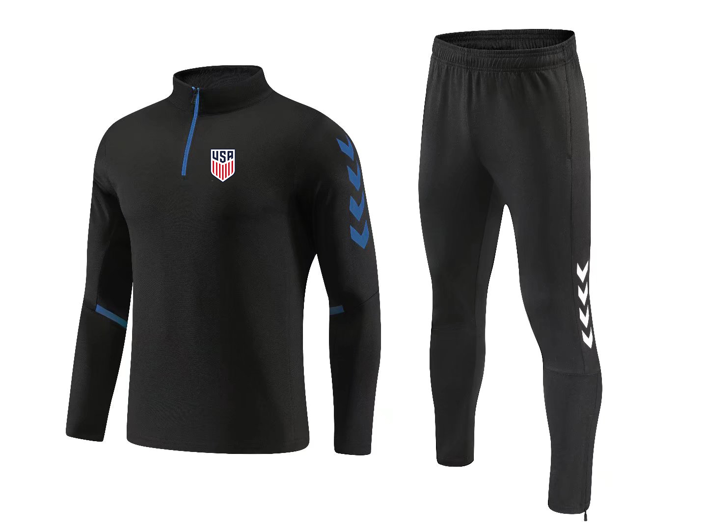 United States men's national soccer team Men's Tracksuits Outdoor high-quality training suits adults half-zippered breathable light sports suits fans version, No 4
United States men's national soccer team Men's Tracksuits Outdoor high-quality training suits adults half-zippered breathable light sports suits fans version, No 4