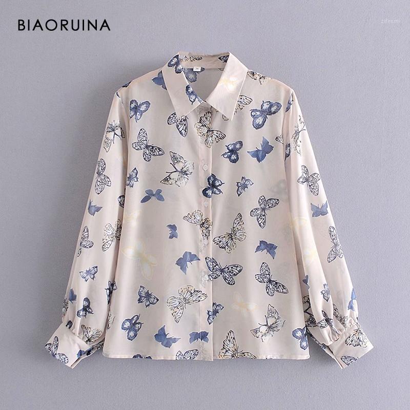 Women's Butterfly Printed Single Breasted Loose Vintage Shirt Turn Down Collar Female Fashion Long Sleeve Blouse Tops Blouses & Shirts, As pic
Women's Butterfly Printed Single Breasted Loose Vintage Shirt Turn Down Collar Female Fashion Long Sleeve Blouse Tops Blouses & Shirts, As pic