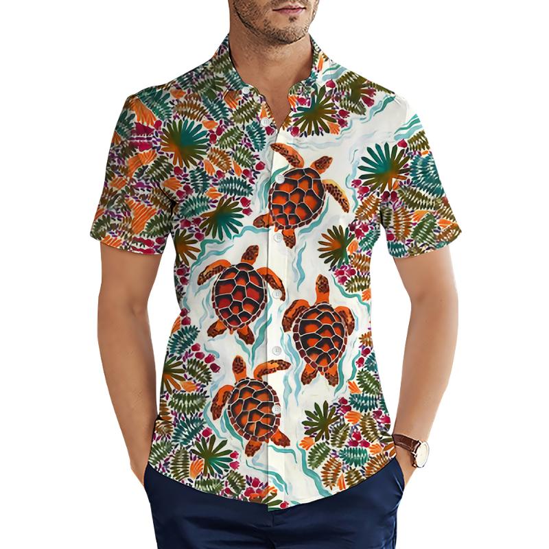 Men' Casual Shirts Men' Hawaiian Sea Turtle 3D Printed Summer Short Sleeve Single Breasted Men Shirt Fashion TopsMen, Shirts-a-8
Men' Casual Shirts Men' Hawaiian Sea Turtle 3D Printed Summer Short Sleeve Single Breasted Men Shirt Fashion TopsMen, Shirts-a-8