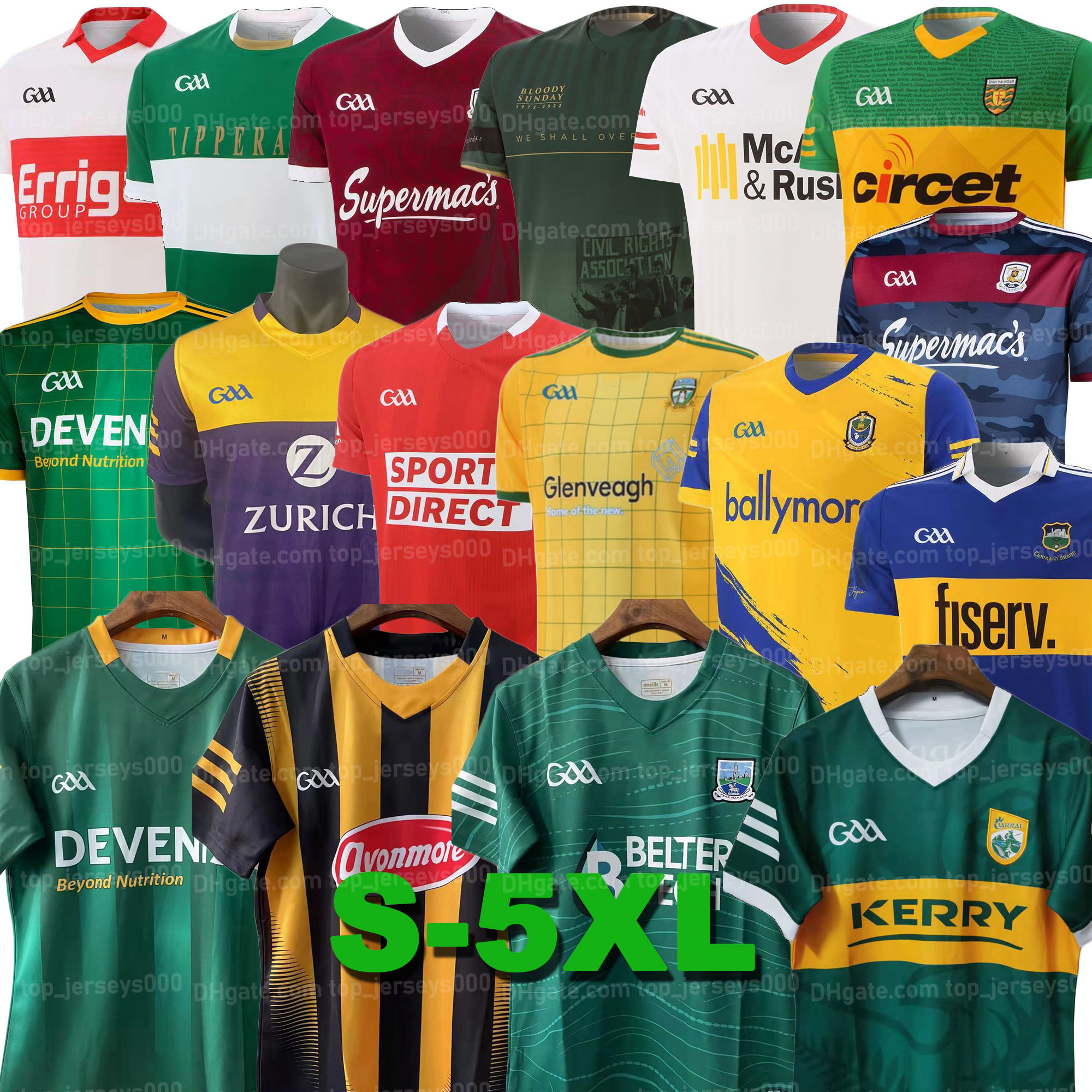 22/23 GAA Rugby Jerseys Kilkenny WEXFORD KERRY TYRONE MEATH FERMANAGH DERRY ROSCOMMON DONEGAL MAYO CORK GALWAY Ath Cliath GAILLIMH TIPPERARY CIOBRAIO ARANN Jersey, As shown
22/23 GAA Rugby Jerseys Kilkenny WEXFORD KERRY TYRONE MEATH FERMANAGH DERRY ROSCOMMON DONEGAL MAYO CORK GALWAY Ath Cliath GAILLIMH TIPPERARY CIOBRAIO ARANN Jersey, As shown