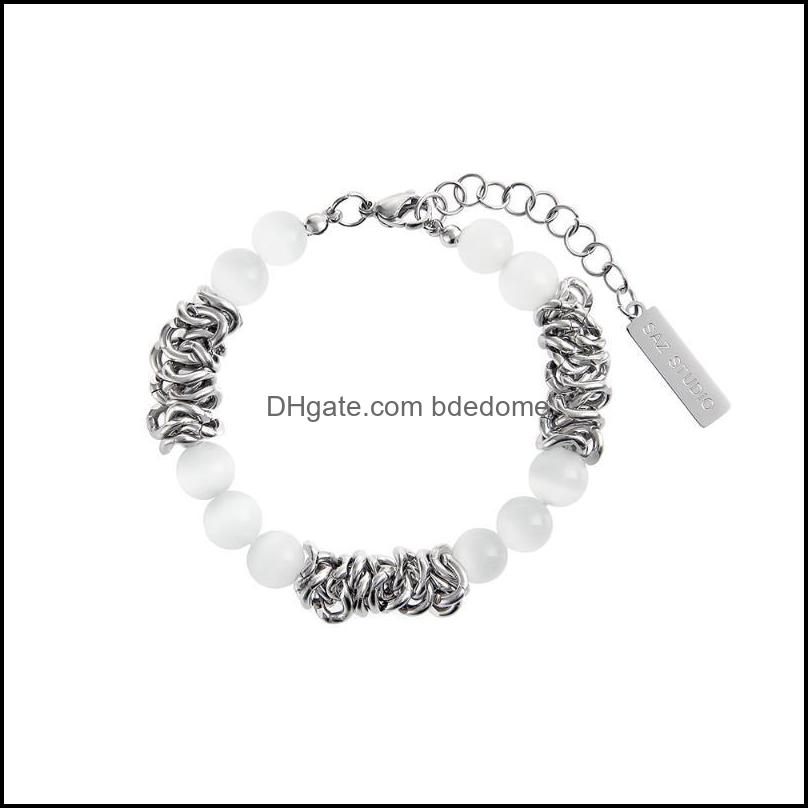 Charm Bracelets Jewelry Niche Thorny Bracelet Stitching Design Cold Style Street Wild Titanium Steel Senior D0C
Charm Bracelets Jewelry Niche Thorny Bracelet Stitching Design Cold Style Street Wild Titanium Steel Senior D0C