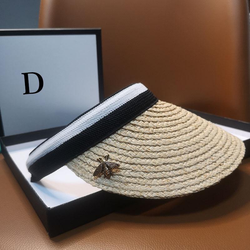Wide Brim Hats Summer Empty Top Baseball Cap For Woman Casual Beach Big Sun Hat Lady Raffia Sunscreen Straw Caps Metal Animal Luxury
Wide Brim Hats Summer Empty Top Baseball Cap For Woman Casual Beach Big Sun Hat Lady Raffia Sunscreen Straw Caps Metal Animal Luxury