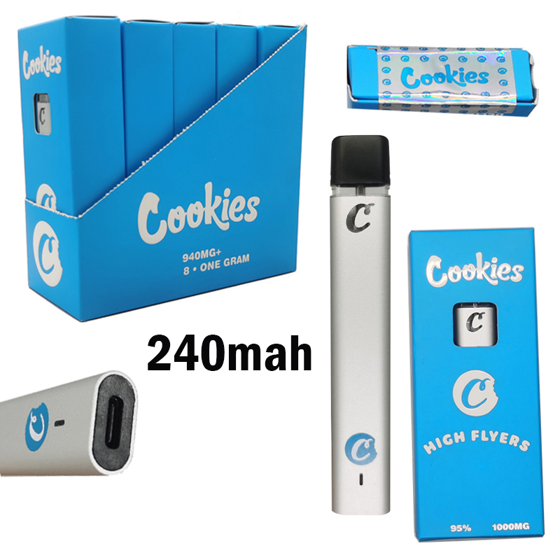 Cookies Disposable Vape Pen D8 Rechargeable Vapes E Cigarette High Flyers Packaging 1.0ml Ceramic Coil Pods Empty Thick Oil Carts 240mah OEM Support Vaporizer Pens
Cookies Disposable Vape Pen D8 Rechargeable Vapes E Cigarette High Flyers Packaging 1.0ml Ceramic Coil Pods Empty Thick Oil Carts 240mah OEM Support Vaporizer Pens
