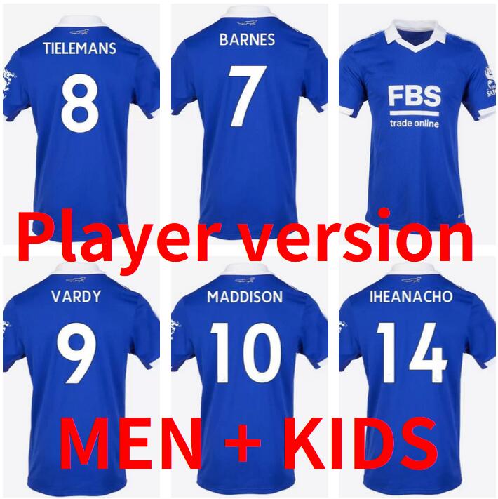 22 23 Leicester Soccer Jerseys City home blue VARDY MADDISON IHEANACHO 2022 2023 camiseta BARNES TIELEMANS AYOZE DAKA LOOKMAN Football uniformS Shirt men kdis kit, 21/22
22 23 Leicester Soccer Jerseys City home blue VARDY MADDISON IHEANACHO 2022 2023 camiseta BARNES TIELEMANS AYOZE DAKA LOOKMAN Football uniformS Shirt men kdis kit, 21/22