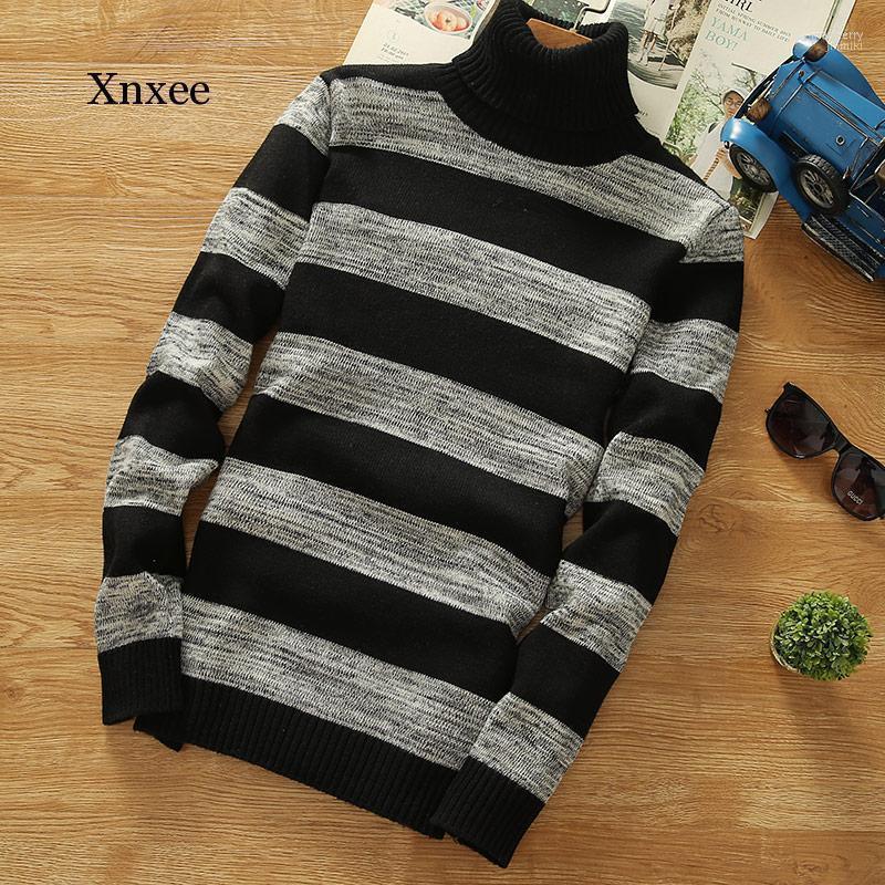Men's Sweaters Turtleneck Men Striped Long Sleeve Pullovers Sweater Knitwear Jumpers Jersey Winter Mari22, Black
Men's Sweaters Turtleneck Men Striped Long Sleeve Pullovers Sweater Knitwear Jumpers Jersey Winter Mari22, Black