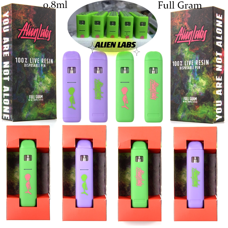 0.8ml ALIEN LABS E Cigarette Live Resin Recharegeable Green Purple Disposable Vape Pen Empty 350mah Disposables Pod With the Packagings 10 Strains With USB Charger
0.8ml ALIEN LABS E Cigarette Live Resin Recharegeable Green Purple Disposable Vape Pen Empty 350mah Disposables Pod With the Packagings 10 Strains With USB Charger