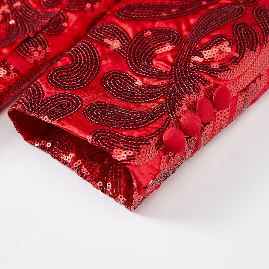 Men's Wedding Suit Jacket Sequins Blazers Champagne Gold Slim Casual Tuxedo Shawl Lapel Bar Evening Party Singer Concert Glitter Coat Show Stage 