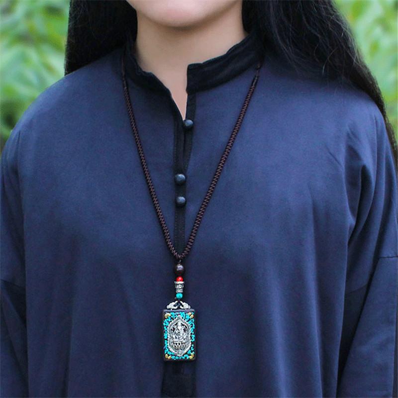 Pendant Necklaces National Style Ebony Nepal Sweater Chain Wooden Elephant God Buddha Simple Long WholesalePendant
Pendant Necklaces National Style Ebony Nepal Sweater Chain Wooden Elephant God Buddha Simple Long WholesalePendant