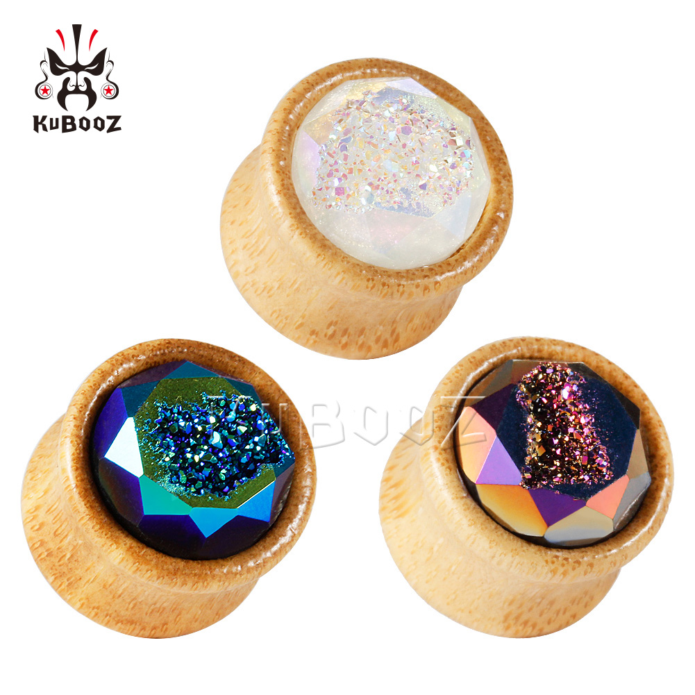 KUBOOZ Wood Bamboo Crystal Teeth Ear Plug Tunnels Body Piercing Jewelry Earring Gauges Expander Stretcher Wholesale 8mm to 25mm 52PCS
KUBOOZ Wood Bamboo Crystal Teeth Ear Plug Tunnels Body Piercing Jewelry Earring Gauges Expander Stretcher Wholesale 8mm to 25mm 52PCS