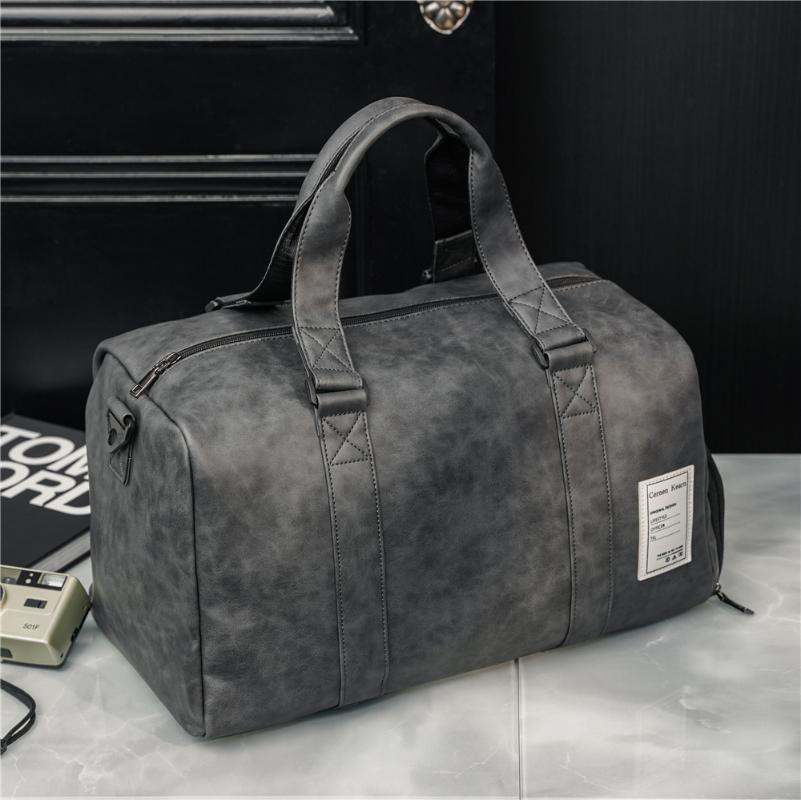 Duffel Bags Men's High Quality Pu Leather Portable Travel Dry Wet Separation Exercise Fitness Outdoor Casual BagsDuffel, Black
Duffel Bags Men's High Quality Pu Leather Portable Travel Dry Wet Separation Exercise Fitness Outdoor Casual BagsDuffel, Black