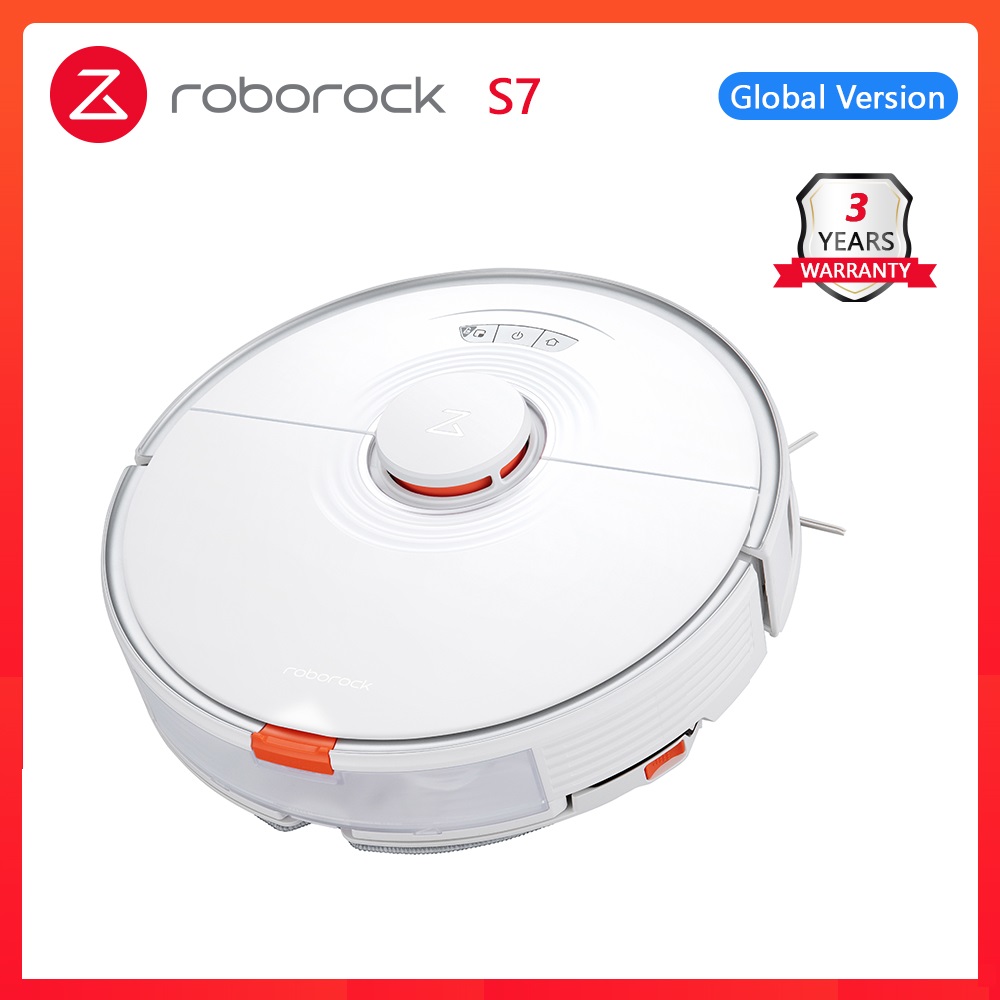 Roborock S7 Robot Vacuum Cleaner for Home Sonic Mopping Ultrasonic Carpet Clean Alexa Mop Lifting Upgrade With Accessories
Roborock S7 Robot Vacuum Cleaner for Home Sonic Mopping Ultrasonic Carpet Clean Alexa Mop Lifting Upgrade With Accessories