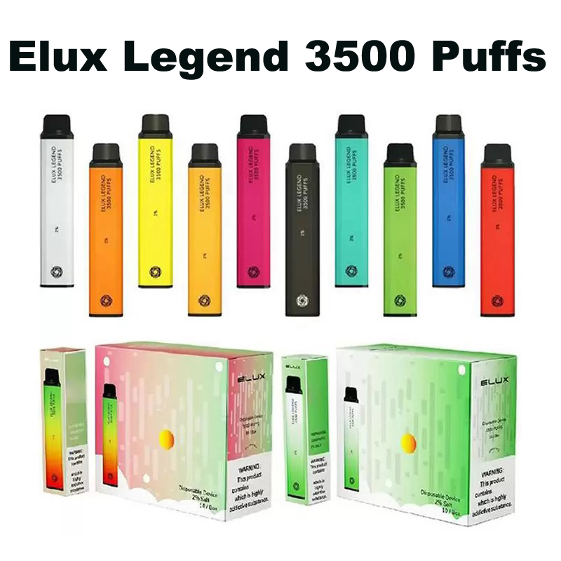 Elux Legend Disposable E cigarettes 3500 Puff Vape Pen 1500mAh Battery Vaporizer Stick Vapor Kit 2% 10ml Pre Filled Cartridge Device
Elux Legend Disposable E cigarettes 3500 Puff Vape Pen 1500mAh Battery Vaporizer Stick Vapor Kit 2% 10ml Pre Filled Cartridge Device
