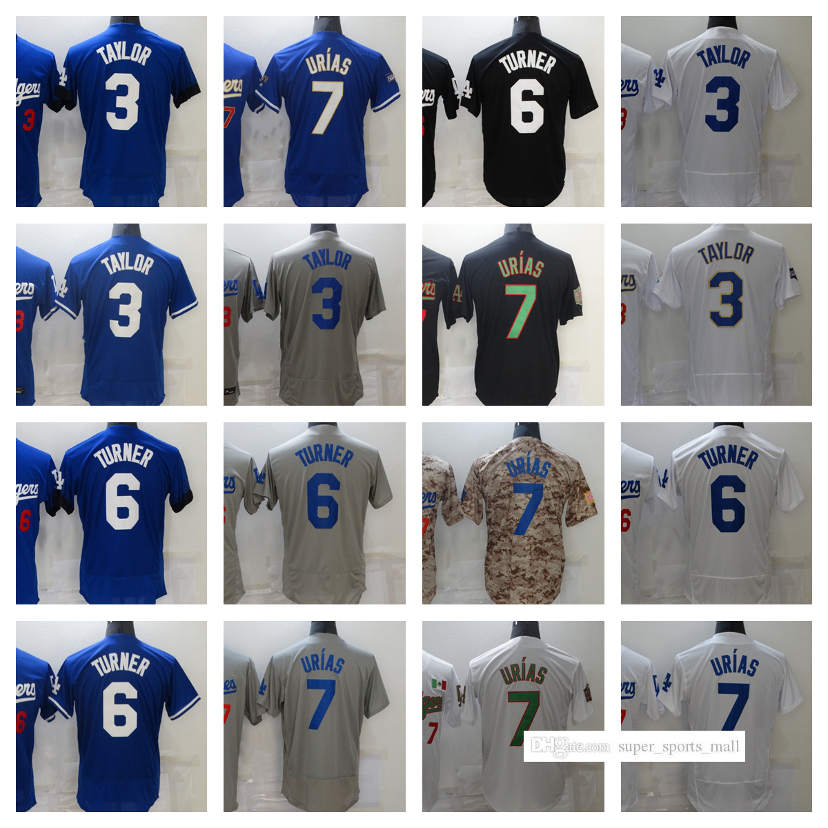 Los Angeles 7 Julio Urias Baseball Jersey Dodgers City 3 Chris Taylor 6 Trea Turner Blank Stitched Jerseys Men Women Youth Size S--XXXL, As picture
Los Angeles 7 Julio Urias Baseball Jersey Dodgers City 3 Chris Taylor 6 Trea Turner Blank Stitched Jerseys Men Women Youth Size S--XXXL, As picture