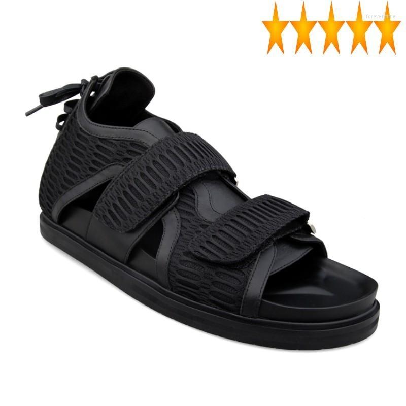 Sandals Leather Genuine Men Patchwork Mesh Fabric Platform Gladiator Sandal Fashion Mens Shoes Lace Up Open Toe Roman SandalsSandals, Black
Sandals Leather Genuine Men Patchwork Mesh Fabric Platform Gladiator Sandal Fashion Mens Shoes Lace Up Open Toe Roman SandalsSandals, Black