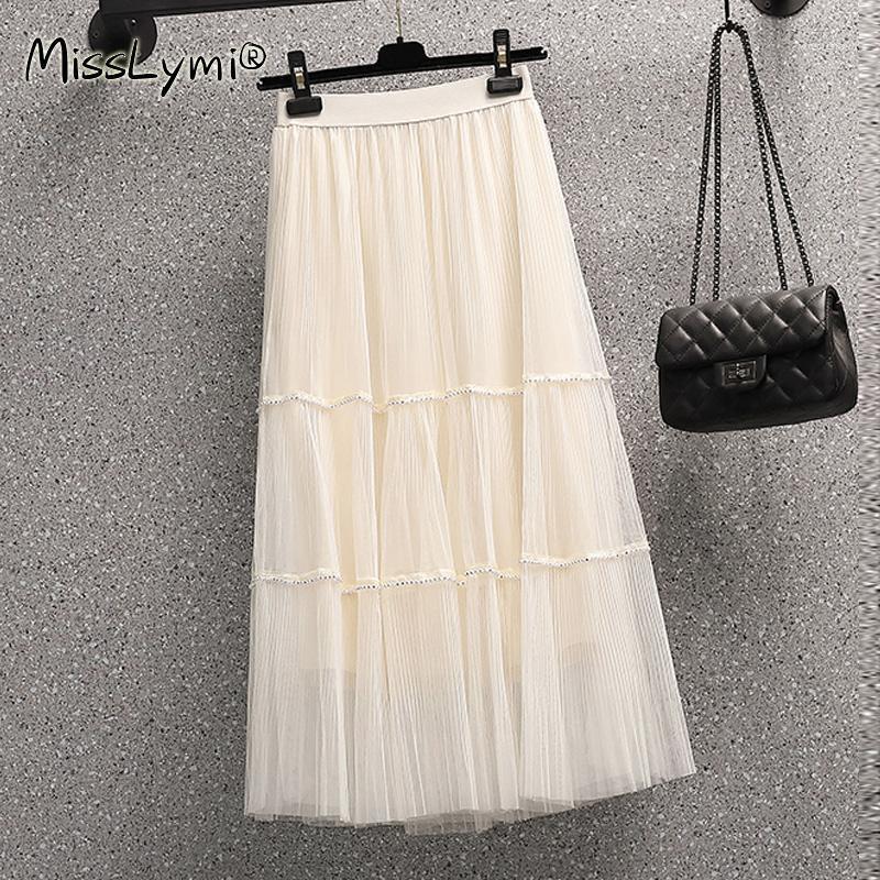 Skirts 4XL Plus Size Women Elegant Mesh Summer 2022 Solid Color Fashion Elastic High Waist Diamond Pleated Midi, Black
Skirts 4XL Plus Size Women Elegant Mesh Summer 2022 Solid Color Fashion Elastic High Waist Diamond Pleated Midi, Black