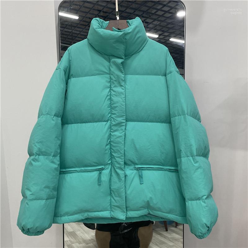 Women' Down & Parkas Loose Thick Warm Jackets Women Winter Coat Stand Collar Zipper Bubble 90% Duck Filling Solid Outerwear Guin22, Green
Women' Down & Parkas Loose Thick Warm Jackets Women Winter Coat Stand Collar Zipper Bubble 90% Duck Filling Solid Outerwear Guin22, Green