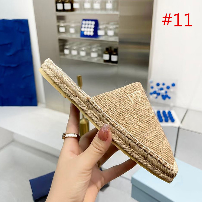 Designer Classic women's platform fisherman slippers luxury flat sandals grass bottom casual boat shoes lazy Baotou Slippers Size 35-41 with box, #23
Designer Classic women's platform fisherman slippers luxury flat sandals grass bottom casual boat shoes lazy Baotou Slippers Size 35-41 with box, #23