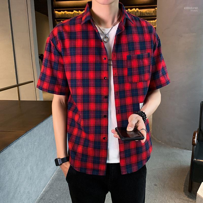 Men's Casual Shirts Mens Plaid Harajuku 2022 Summer Vintage Button Up Short Sleeve Male Korean Fashions Trend All-match BlousesMen's Eldd22, Green
Men's Casual Shirts Mens Plaid Harajuku 2022 Summer Vintage Button Up Short Sleeve Male Korean Fashions Trend All-match BlousesMen's Eldd22, Green