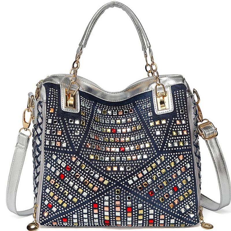 Evening Bags Women Fashion Denim Shoulder Female Luxury Diamond Handbags Large Capacity Messenger Bag For Ladies High Quality Flaps 2022Even, 50 pcs choose this
Evening Bags Women Fashion Denim Shoulder Female Luxury Diamond Handbags Large Capacity Messenger Bag For Ladies High Quality Flaps 2022Even, 50 pcs choose this