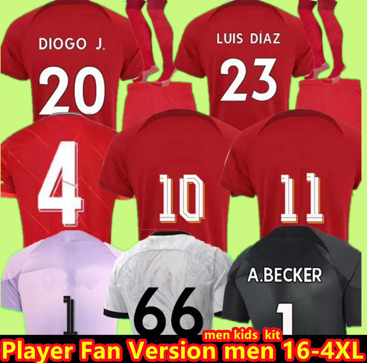 22 23 season home red away LVP 3rd soccer jerseys 2022 2023 Mohamed Diogo Luis DIaz KEITA football shirts ALEXANDER-ARNOLD goalkeeper LiverP00L men Player Fan Version, Player version
22 23 season home red away LVP 3rd soccer jerseys 2022 2023 Mohamed Diogo Luis DIaz KEITA football shirts ALEXANDER-ARNOLD goalkeeper LiverP00L men Player Fan Version, Player version