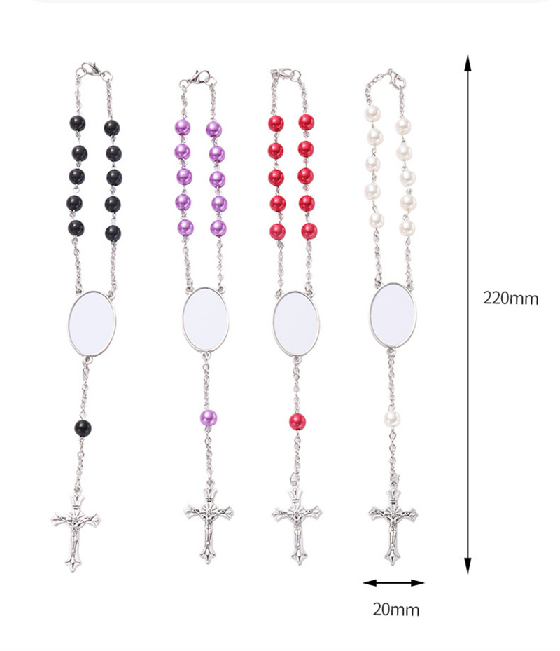 Zinc Alloy Sublimation Rosary Bracelet Party Favor Blanks Heat Transfer Band Bracelet DIY Christmas Gift
Zinc Alloy Sublimation Rosary Bracelet Party Favor Blanks Heat Transfer Band Bracelet DIY Christmas Gift
