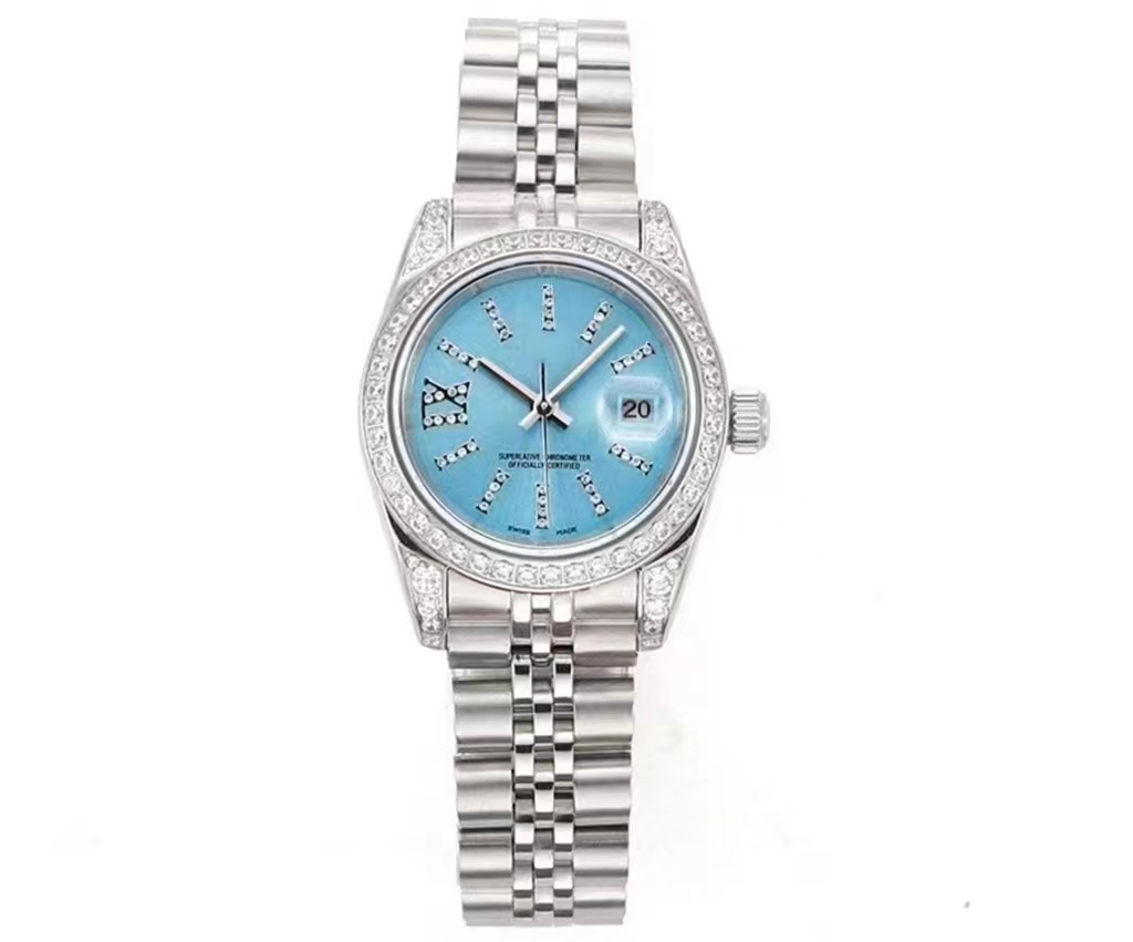 28mm Datejust Design Watch Sapphire Mirror Waterproof Watch Fashion Luxury Women Love Super High Quality Automatic Diamond Set Mechanical Watch, Silver
28mm Datejust Design Watch Sapphire Mirror Waterproof Watch Fashion Luxury Women Love Super High Quality Automatic Diamond Set Mechanical Watch, Silver