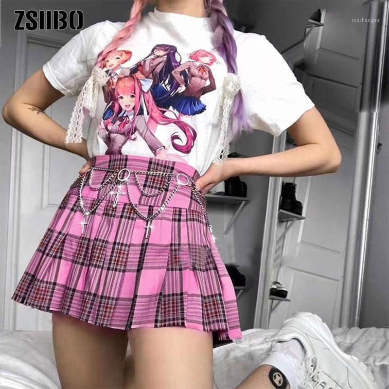 Skirts Plaid Summer Vintage Y2K Women Skirt 2022 High Waist Stitching Student Pleated Cute Sweet Girls Dance Mini, Pink
Skirts Plaid Summer Vintage Y2K Women Skirt 2022 High Waist Stitching Student Pleated Cute Sweet Girls Dance Mini, Pink