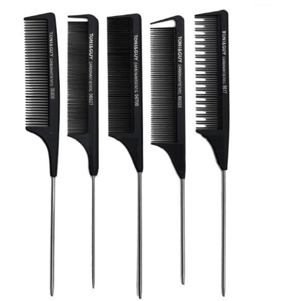 2021 Professional Anti-Static Rat tail comb Metal hair comb hair salon use hair beauty tool Toni Guy