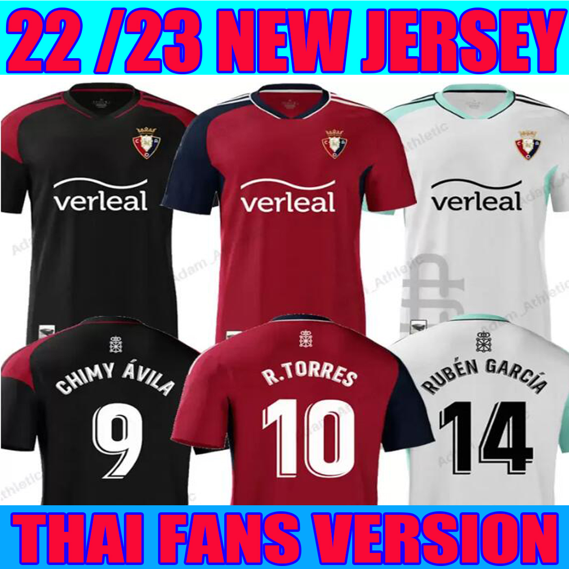 camiseta osasunas 22 23 jerseys Los Rojillos CHIMY AVILA R.TORRES RUBEN GARCIA football shirts rojos TORRO BUDIMIR MONCAYOLA gorriak soccer jersey kids kit, 2022 away
camiseta osasunas 22 23 jerseys Los Rojillos CHIMY AVILA R.TORRES RUBEN GARCIA football shirts rojos TORRO BUDIMIR MONCAYOLA gorriak soccer jersey kids kit, 2022 away