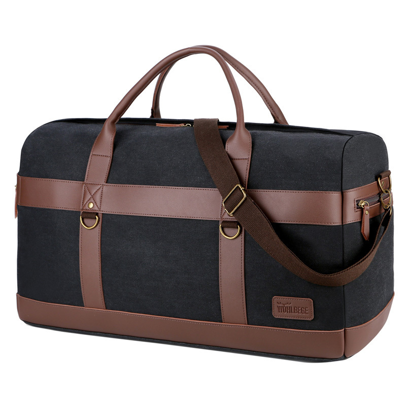Men Canvas Tote Bag Exclusive Adventure s Travel Hand Luggage s Large Capacity Duffle s Weekender Women 220509
