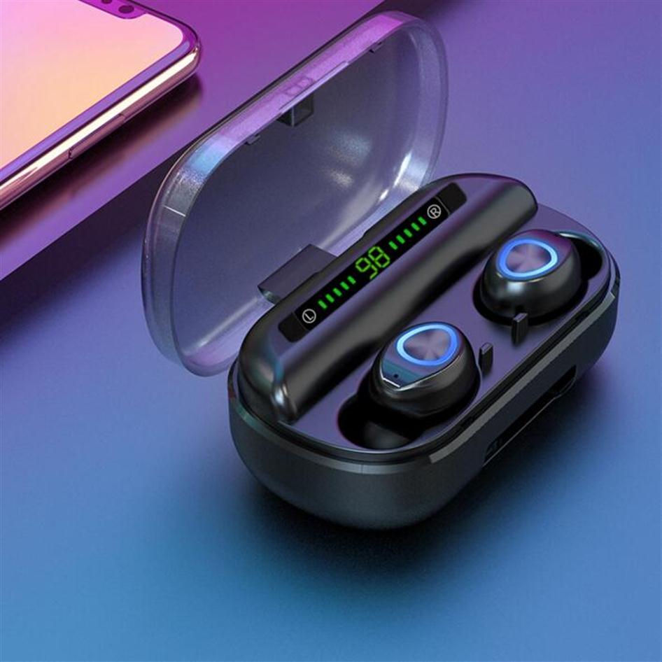 V10 tws bluetooth headphones wireless IP5X waterproof touch siri headset earbuds Led Digital screen b10 b11 buds for iphone samsun251Q, Black
V10 tws bluetooth headphones wireless IP5X waterproof touch siri headset earbuds Led Digital screen b10 b11 buds for iphone samsun251Q, Black
