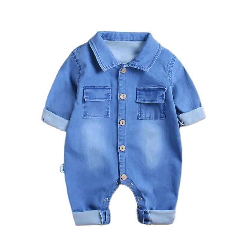 Bodysuit For Newborns Baby Boy Clothes Infant Solid Denim Romper With Pocket Toddler Fashion Casual Jumpsuit Children Outfits, Beige
Bodysuit For Newborns Baby Boy Clothes Infant Solid Denim Romper With Pocket Toddler Fashion Casual Jumpsuit Children Outfits, Beige