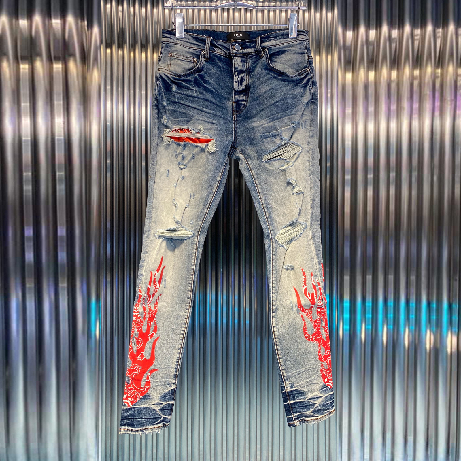 High Quality Trend New Washed Patchwork Slim Jeans Hip Hop Men Jeans European Style Streetwear Motorcycle Jean Pants