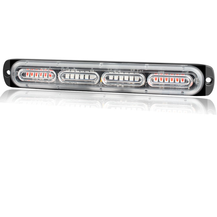 24 LEDs super thin surface mount car strobe warning flashing light with high brightness LEDs .
24 LEDs super thin surface mount car strobe warning flashing light with high brightness LEDs .