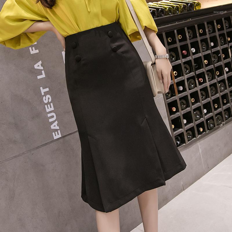 Skirts 2022 High Waist Zipper Split Solid Color Summer Irregular Ruffled Skirt Chiffon Fishtail Bag Hip Female, Black
Skirts 2022 High Waist Zipper Split Solid Color Summer Irregular Ruffled Skirt Chiffon Fishtail Bag Hip Female, Black