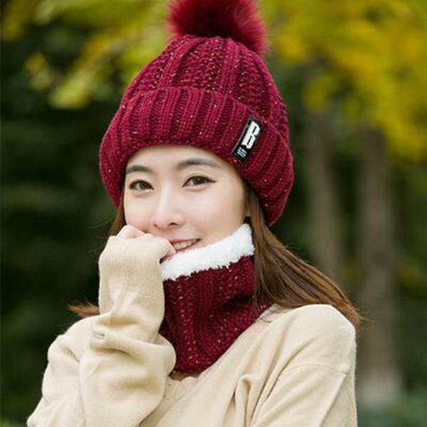 Berets Selling Women Winter Knitted Thickened Beanie Cap Scarf Bonnet Warm Hairball Baggy Hat, No scarf
Berets Selling Women Winter Knitted Thickened Beanie Cap Scarf Bonnet Warm Hairball Baggy Hat, No scarf