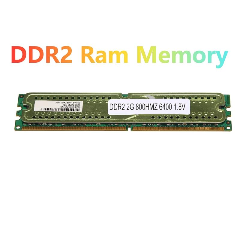 RAMs DDR2 Ram Memory 800Mhz PC2 6400 240 Pins 1.8V DIMM With Cooling Vest For AMD Desktop RamRAMs
RAMs DDR2 Ram Memory 800Mhz PC2 6400 240 Pins 1.8V DIMM With Cooling Vest For AMD Desktop RamRAMs