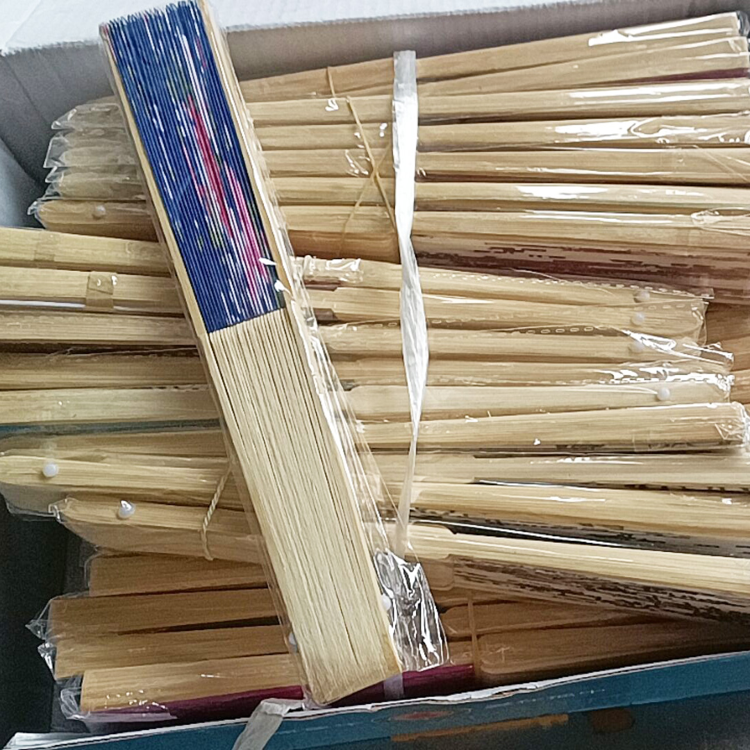 Bamboo Folding Hand Held Flower Fan Personalized Wedding Fan Vintage Chinese Dance Party Pocket Gifts wedding fan