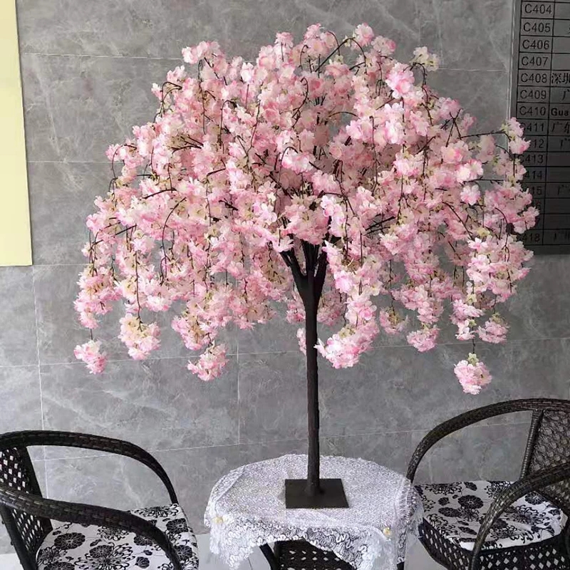 Artificial Cherry Tree Plant Wedding Party Festival Table Center Decoration Fake Tree Stage Outdoor Garden Decor